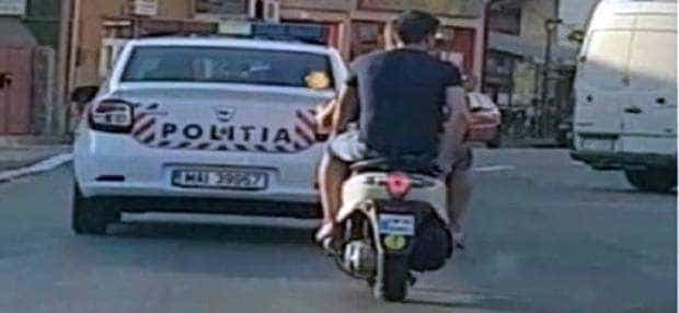 Albota conducea un moped neinmatriculat fara drept si sub influenta bauturilor alcoolice