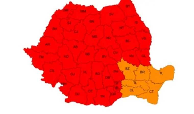 Avertizare de canicula extreme in aproape intreaga tara