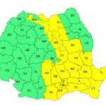 Cod galben de furtuni ploi si grindina in majoritatea tarii