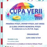 Inotatorii tineri concureaza la Bazinul Olimpic din Pitesti