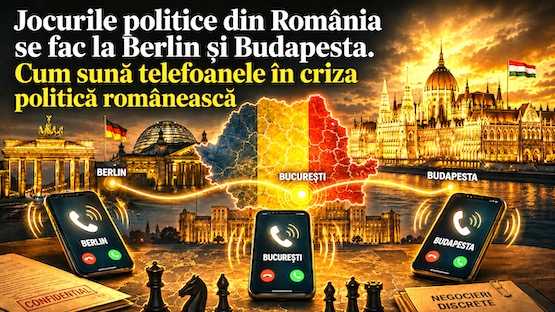 Jocurile politice din Romania se decid la Berlin si Budapesta Cum rasuna telefoanele in criza politica romaneasca