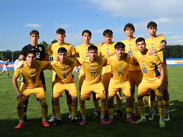 Matteo Serban de la FC Arges jucator integralist in victoria Romaniei U16 impotriva Georgiei