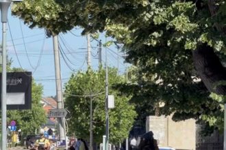 O valiza abandonata in fata Galeriei de Arta a alertat autoritatile din Pitesti si a pertrubat traficul