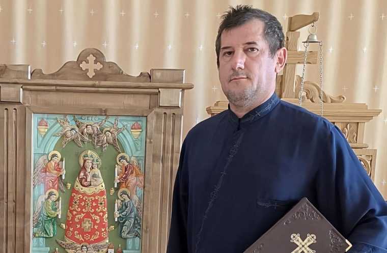 Parintele Ionut Popescu de la Paraclisul Universitar coplesit de durere la moartea fratelui sau