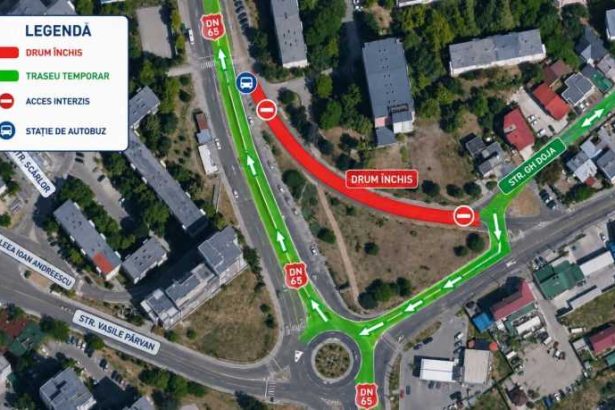 Pitesti Schimbare temporara a traseului autobuzelor 7 si 7B