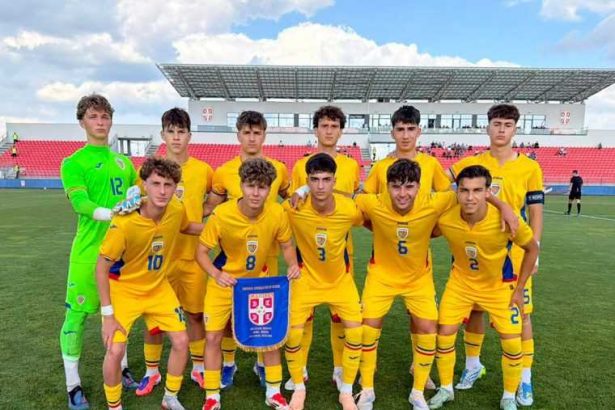 Romnia U17 a cedat n faa Serbiei n duelul de la limita Violetul Claudiu Stancu a fost titular