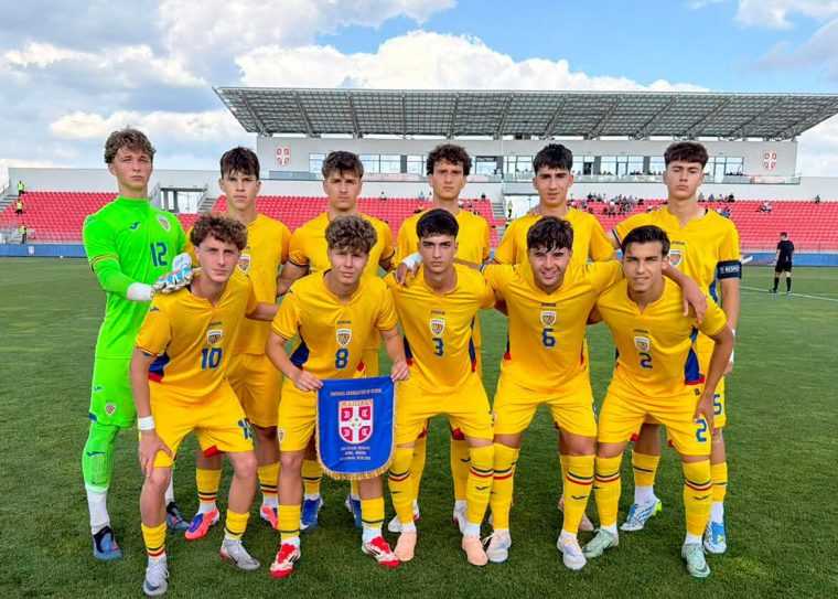 Romnia U17 a cedat n faa Serbiei n duelul de la limita Violetul Claudiu Stancu a fost titular