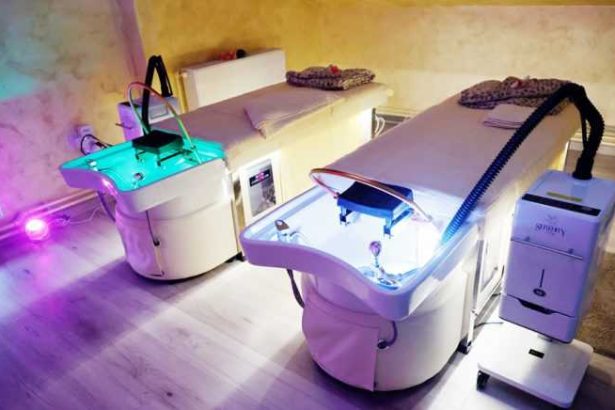 spa pentru cap cu aplicare a aurului