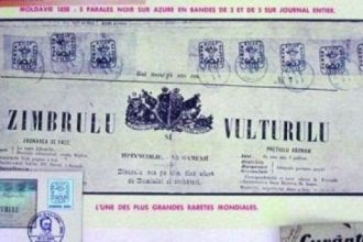 15 iulie Ziua Marczii Poztale Romanesti Timbrul Cap de Bour si povestea celui mai scump ziar din lume