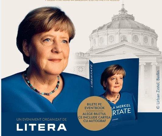 Angela Merkel soeseste in Romania pentru a si lansa cartea de memorii