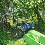 Barbat ranit de un utilaj in comuna Mioarele transportat la spital