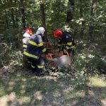 Barbat recuperat dintr o rapa dupa ce s a rasturnat cu motocultorul