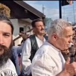 Calin Georgescu in Arges Vizita la targul de la Domnesti