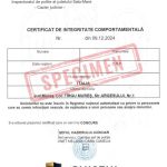 Certificatul de integritate comportamentala se poate obtine online