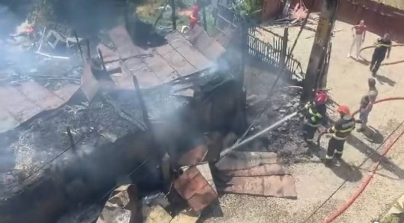 Comunitatea din Valea Mare Stefanesti solicta sprijin pentru familia care a ramas fara bunuri in urma unui incendiu