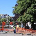 Conducta de apa avariata in Mioveni