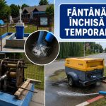 Fantana temporar inchisa la Mioveni