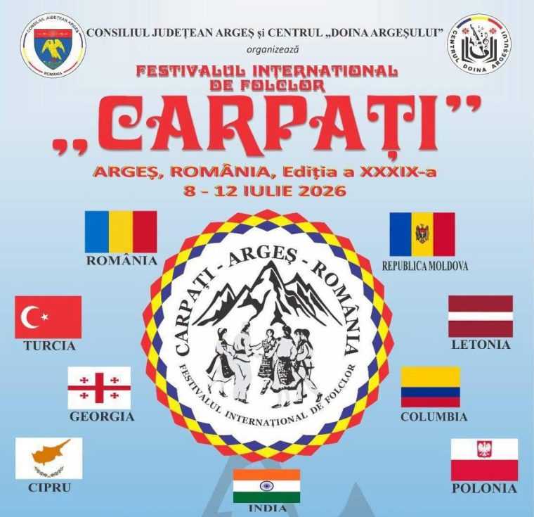 Judetul Arges se transforma in scena internationala pentru folclor