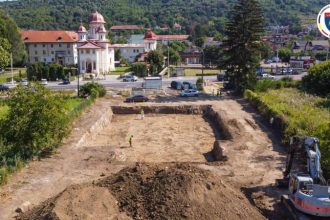 Locuinte de serviciu pentru medici in Stefanesti Prima vizita pe santier