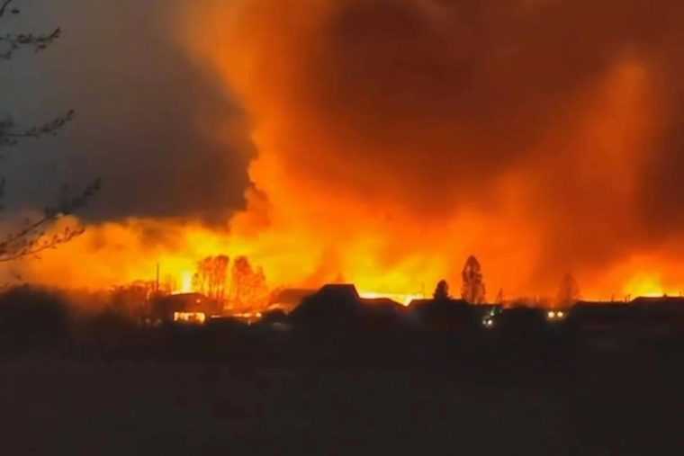 Noapte de cosmar la Moscova incendii si explozii in urma unui atac masiv cu sute de drone