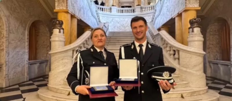 Politisti din Arges recompensati de MAI pentru interventii salvatoare de vieti
