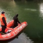 Pompierii au intervenit cu barca la Barla pentru o persoana inecata