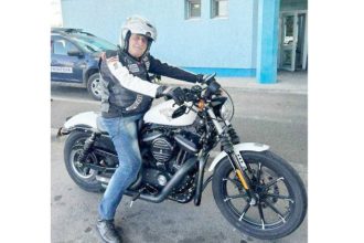 Primarul Botarca pe Harley ul sau a ajuns la Novi Sad in Voivodina