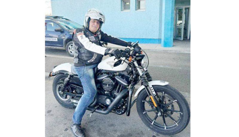 Primarul Botarca pe Harley ul sau a ajuns la Novi Sad in Voivodina