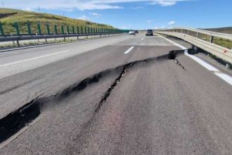 Probleme serioase pe A10 Sebes Turda Ministerul Transporturilor solicit explicatii dupa noua prabusire a asfaltului