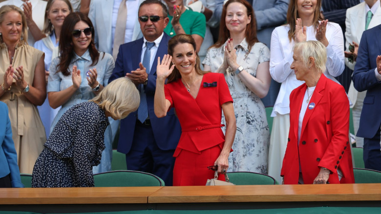 Simona Halep prezenta in loja regala de la Wimbledon alaturi de noul sau iubit
