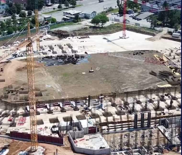 Stadionul Nicolae Dobrin incepe sa prinda forma