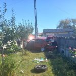 Accident in Arges la Poiana Lacului Victima preluata de echipajul medical
