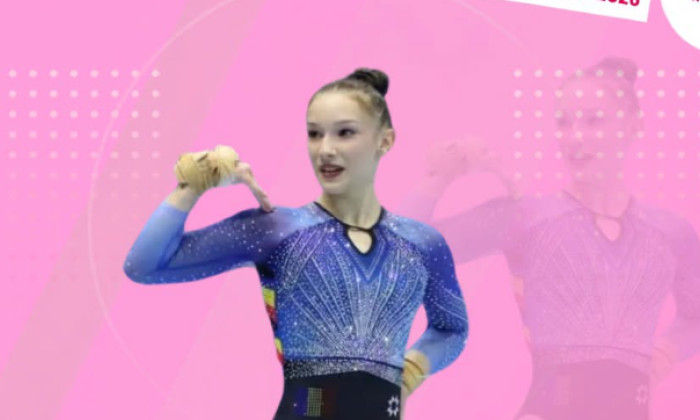 Aniela Tudor campioana europeana la sarituri Aur pentru Romania la Campionatele Europene de gimnastica de la Zagreb
