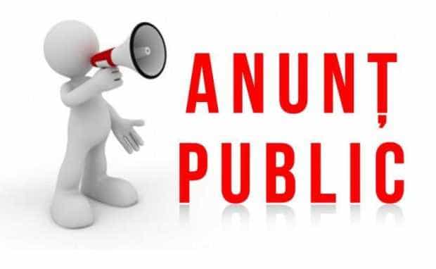 Anunt public referitor la decizia etapei de clasificare