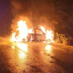 Arges Masina a luat foc ca o torta Ce s a intamplat cu soferul