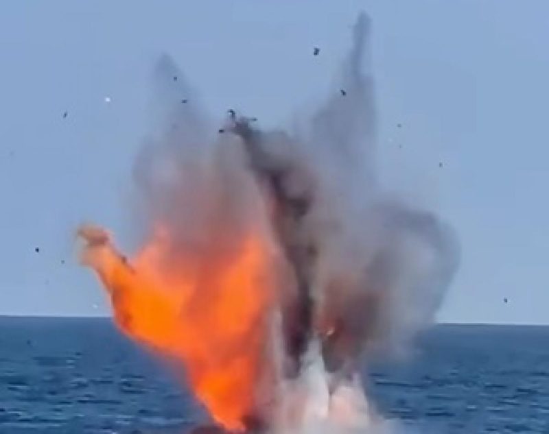 Doua drone Gerbera distruse de militarii romani in Marea Neagra in apropierea Neptun Deep Ucraina a confirmat ca nu le apartin