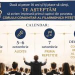 Filarmonica Pitestii va infiinta un Cor Comunitar Inscrierile vor incepe in septembrie