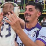 Fiul fotbalistului Florin Borta atrage atentia pe stadion si captiva toate privirile