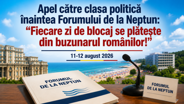 Forumul de la Neptun al CCIR Apel catre clasa politica pentru dialog responsabilitate si reconstructia economica a Romaniei