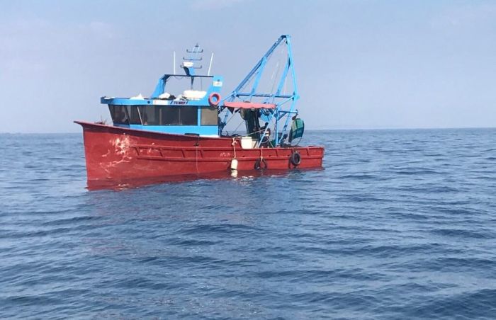 Garda de Coasta a prins un pescador care desfura pescuit ilegal n apele Mrii Negre