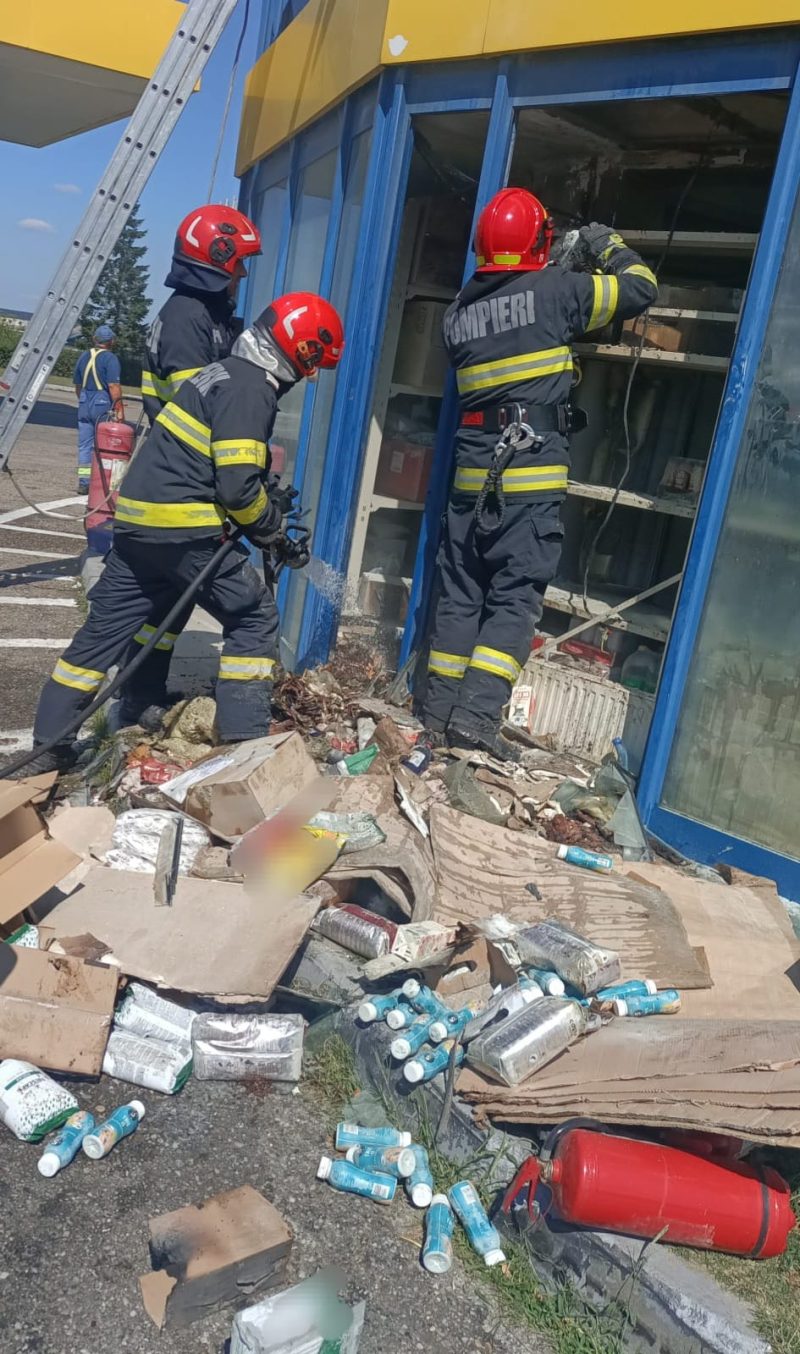 Incendiu langa Pitesti la o companie de pe autostrada Ce a cauzat incidentul