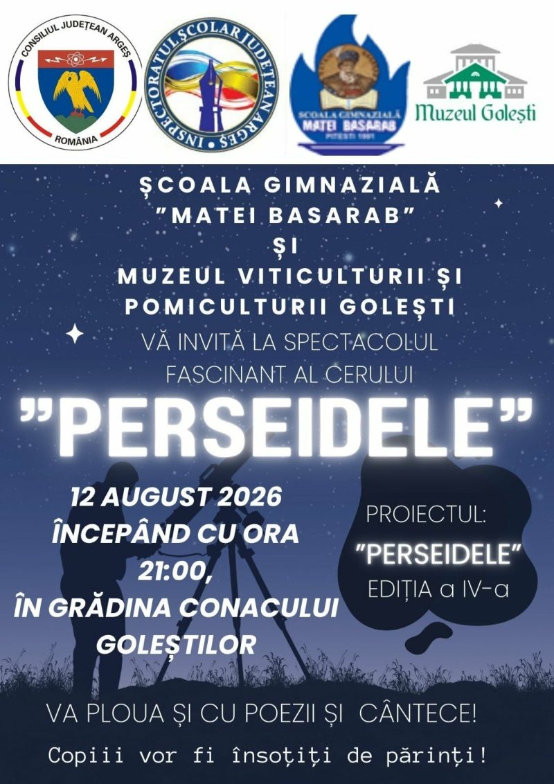 Invitatie la Noaptea Perseidelor