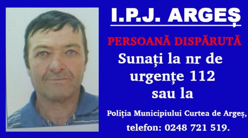 Politistii il cauta pe un barbat de 69 de ani din Domnesti