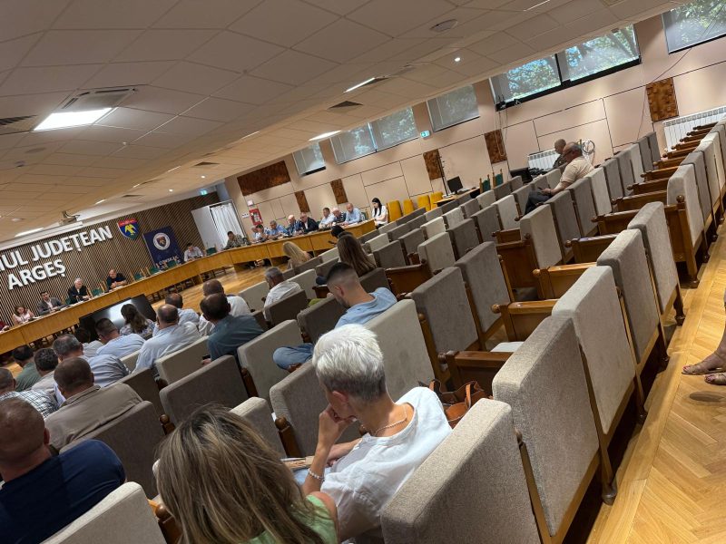 Prefectul de Arges este nemultumit de primari pentru ca nu sau prezentat la sedinta