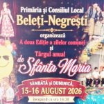 Radar Arge sean Belet Negresti. Zilele comunei si targul de Sfanta Maria
