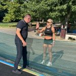 Un nou teren de baschet in Lunca Argesului