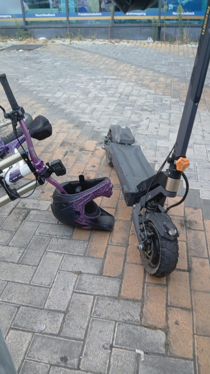 interdictie de a folosi trotineta in zona pietonala din centrul pitestiului politia locala a aplicat sapte amenzi