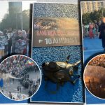opt ani de la 10 august protest in piata victoriei pentru a comemora violenetele din 2018