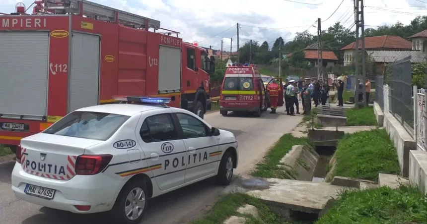 Alertă în Argeș: pompierii, SMURD și Ambulanța intervin la un accident grav