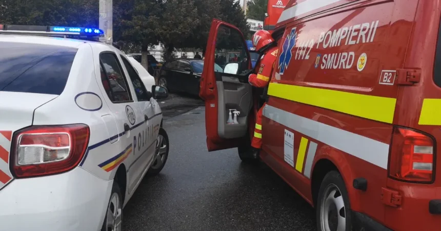 Femeie în stare gravă după ce a căzut de la etajul 6, în Pitești